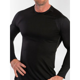 Slim Fitness Camisa Uv Masculina Proteção Solar 50+ Conforto