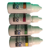 Slimes - Corantes Fluorescentes - Kit 04 Cores X 30 Ml