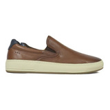 Slip On Masculino Ferricelli Rover Em Couro Whisky