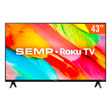 Smart Tv Led 43 Full Hd Semp Roku R6610 3 Hdmi 1 Usb Wi-fi