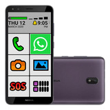 Smartphone Celular Nokia Idoso 4g 64gb Botão Sos Tela Grande
