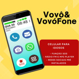 Smartphone Para Idosos Vovôfone 16gb Redes