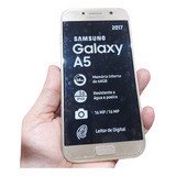 Smartphone Samsung Galaxy A5 64gb 2017 Dourado Duos Usado