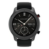 Smartwatch Amazfit Fashion Gtr Lite Tela De 1.39 Com Pulseira De Silicone Cor Black Y Caixa Color Preto