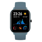 Smartwatch Amazfit Fashion Gts Tela De 1.65 Com Pulseira De Silicone Cor Steel Blue Y Caixa Color Azul