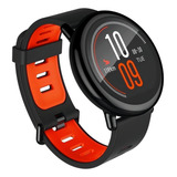Smartwatch Amazfit Sport Pace Tela De 1.34 Com Pulseira De Silicone Cor Preto/vermelho Y Caixa Color Preto