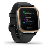 Smartwatch Garmin Venu Venu Sq - Music Edition Tela De 1.3 Com Pulseira De Silicone - Cor Black