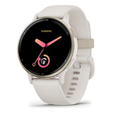 Smartwatch Garmin Vívoactive Vivoactive 5 Tela De 1.2 Com Pulseira De Silicone Cor Branco Y Caixa Color Marfim