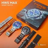 Smartwatch Hw5 Max Original Com 3 Pulseiras 