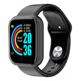Smartwatch Relógio Digital D20 Inteligente Preto Android Ios Desenho Da Pulseira Sem Desenho 