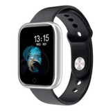 Smartwatch Relógio P80 Duas Pulseiras Silicone Metal Sports
