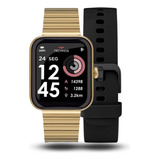 Smartwatch Technos Connect Max Dourado Multifunção Original