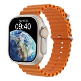 Smartwatch W68 Ultra Max S8 Dourado + Kit C/7 Pulseiras+case
