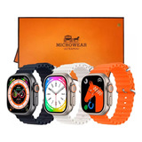 Smartwatch W69 Ultra Mini 45mm Bússola Nfc T Corporal Jogos