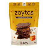Snack Lascas De Brownie Zaytas Caramelo & Flor De Sal Sem Glúten 80 G