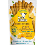 Snack Petisco Cães Cheese Sticks Palitos Pet Delícia 120g