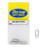 Snap Glico Engate Rápido Para Pesca Mod.120 80lbs 4unid. 