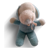 Snoopy Baby Azul Pelucia Estrela Antigo Anos 80 Vintage Raro