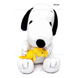 Snoopy E Woodstock Pelucia Peanuts 18 Cm