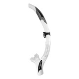 Snorkel Aqua Lung Modelo Impulse-3 Flex, Branco Artico