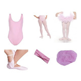 Só Dança Kit Ballet Saia Tule 4 Ao 12 + Collant + Sapatilha