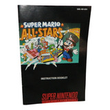 So Manual Original Do Super Mario All Stars Nintendo Snes