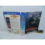 So O Encarte Jogo Mortal Kombat 2 Master System - Veja Fotos
