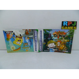 Só O Manual Original Do Rugrats Go Wild Gba Game Boy Advance