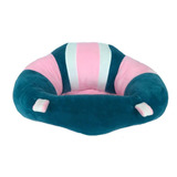 Sofá Almofada Poltrona Pelúcia Rosa E Verde Baby