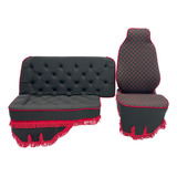 Sofá Cama + Capa Banco Caminhão Ford Cargo 815 816 1119 2422