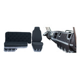 Sofá Cama + Capa Banco Le + Capa Painel Caminhão Ford Cargo 