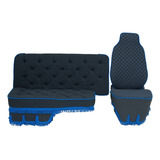 Sofá Cama Carona + Capa Bc Mot Caminhão Mb Bicudo 1620 Atron