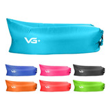 Sofá De Ar Inflável Camping Confortável Saco De Dormir Vg+
