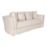 Sofa Off White 220cm Luxo Alto