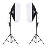 Soft Box Para Lampada 50x70 Foto E Filmagem Greika Kit Com 2