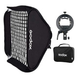 Softbox 60x60cm Flash Dedicado Speedlight Godox Grid Suporte