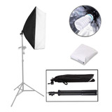 Softbox Iluminação Foto Vídeo 50x70cm Soquete Lâmpada 70x50