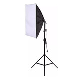 Softbox Luz Contínua 50x70cm Soquete E27 - Kit Com Tripé