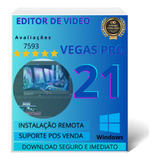 Software Edição Gráfica Vegas 21 Pro