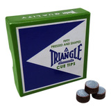 Sola De Couro Taco De Sinuca Bilhar 11mm Triangle 3 Peças