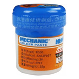 Solda Em Pasta Bga Smd Mechanic Xg-50 Retrabalho Reballing