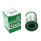 Solda Estanho 40x60 (snxpb) 1.0mm C/ Fluxo 250g - Cobix