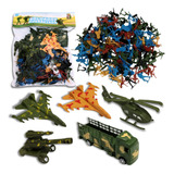 Soldadinhos Brinquedo Exercito Militar Avião Caminhão