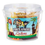 Soldadinhos Forte Apache Indios E Cavalos 0605 Gulliver
