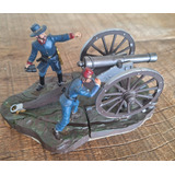 Soldados Chumbo Artilharia União E Bombarda Sulista -diorama