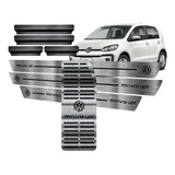 Soleira Descanso Pé Aço Inox Premium Volkswagen Move Up