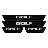 Soleira Protetora Porta Adesivo Vw Golf - Kit 4pç + Espatula