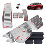 Soleiras E Pedaleiras Onix Rs Manual Aço Inox Escovado