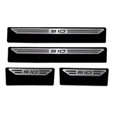 Soleiras Proteção De Porta Carros Premium Aço Inox