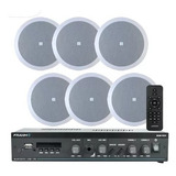 Som Ambiente Bluetooth Frahm Slim 1600 Sd + 6 Caixas Jbl 25w